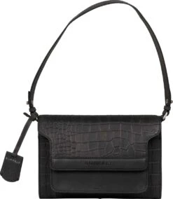 Burkely Casual Cayla Dames Schoudertas Satchel - Zwart