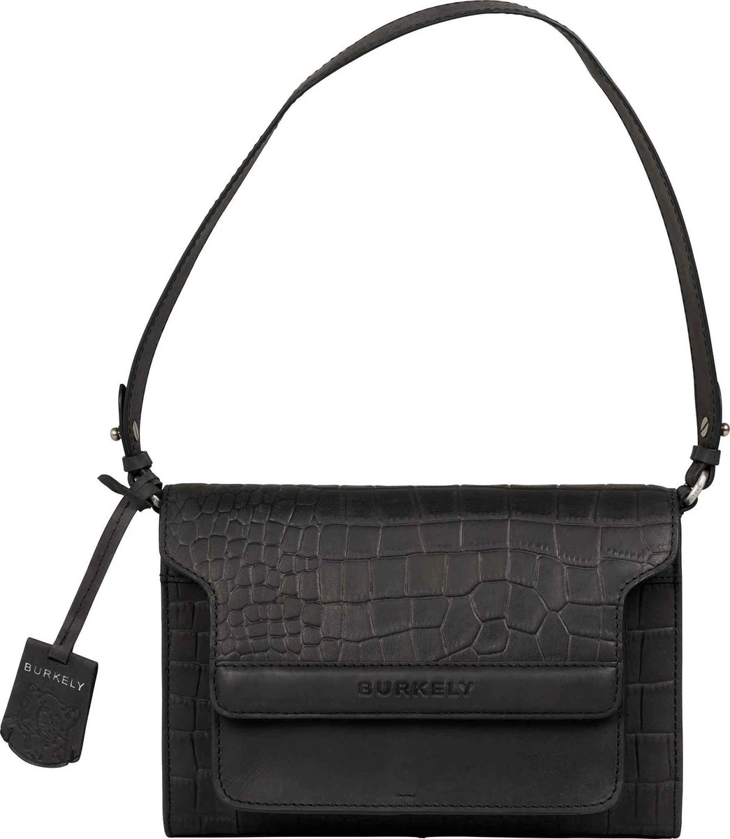 Burkely Casual Cayla Dames Schoudertas Satchel - Zwart 3 Burkely Casual Cayla Dames Schoudertas Satchel - Zwart