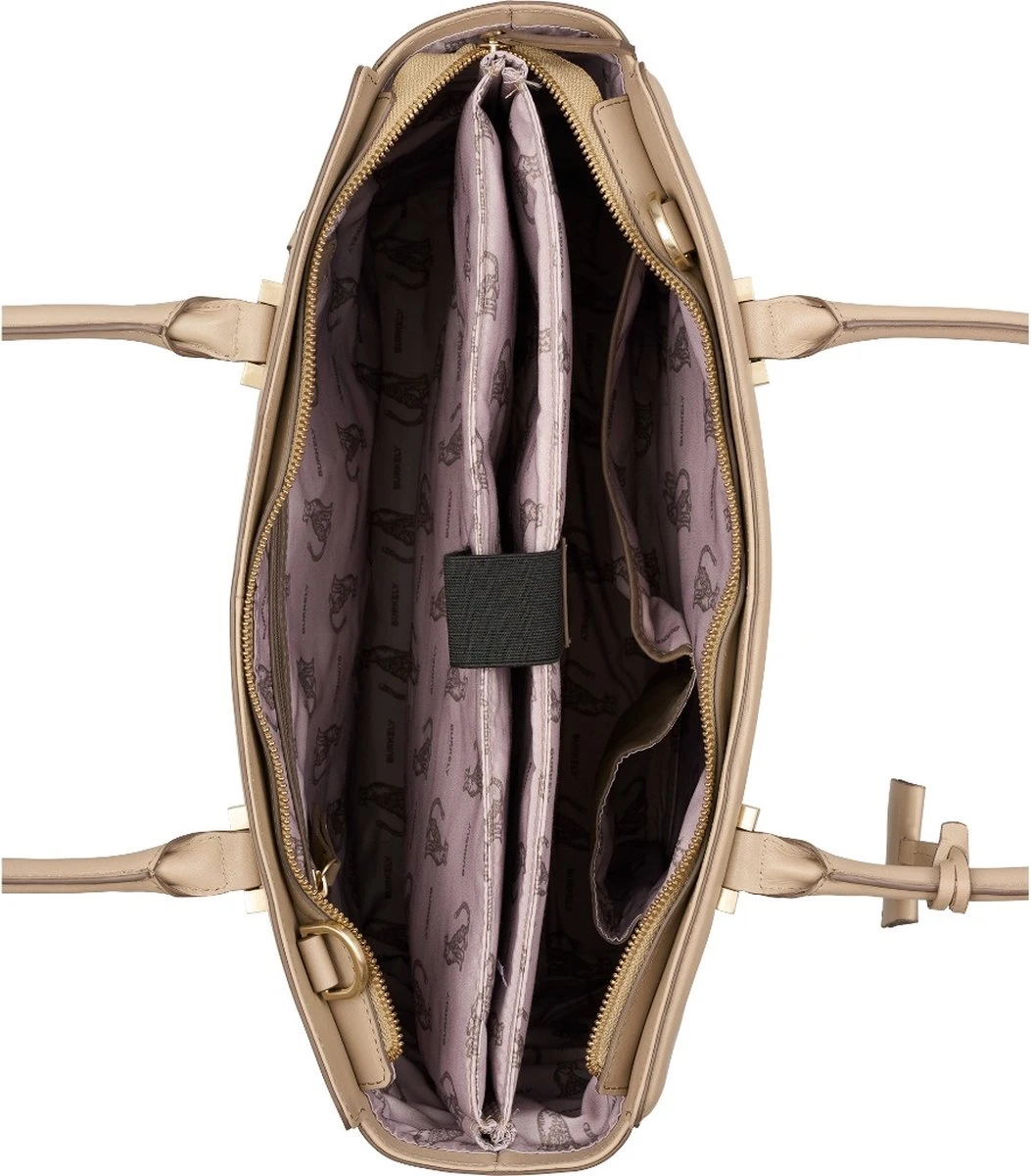 Burkely Beloved Bailey Dames Werktas 14" - Grijs 6 Burkely Beloved Bailey Dames Werktas 14" - Grijs - Afbeelding 4