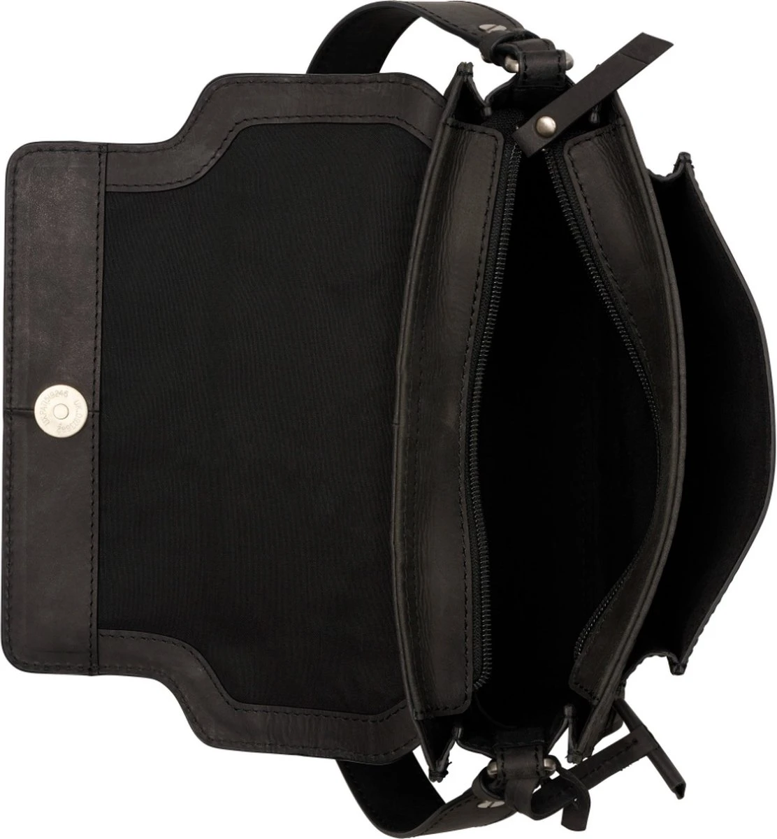 Burkely Casual Cayla Dames Schoudertas Satchel - Zwart 6 Burkely Casual Cayla Dames Schoudertas Satchel - Zwart - Afbeelding 4