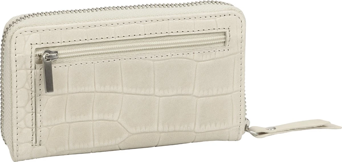 Burkely Casual Cayla Dames Rits Portemonnee - Gebroken Wit 5 Burkely Casual Cayla Dames Rits Portemonnee - Gebroken Wit - Afbeelding 3