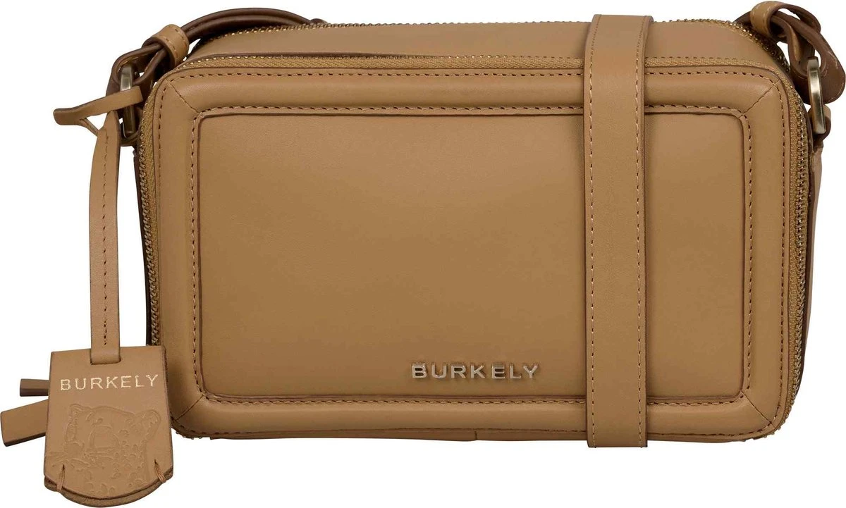 Burkely Beloved Bailey Dames Crossover Box Bag - Licht Cognac