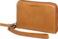 Burkely Just Jolie Dames Portemonnee Polsbandje Wristlet - Cognac -Burkely 1200x812