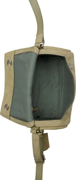 Burkely Still Selene Dames Crossover Cilinder Tas - Licht Groen -Burkely 511x1200