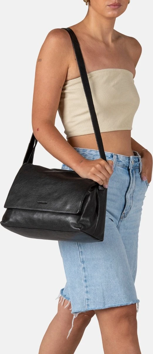 Burkely Just Jolie Dames Crossover Messenger Tas - Zwart 8 Burkely Just Jolie Dames Crossover Messenger Tas - Zwart - Afbeelding 6