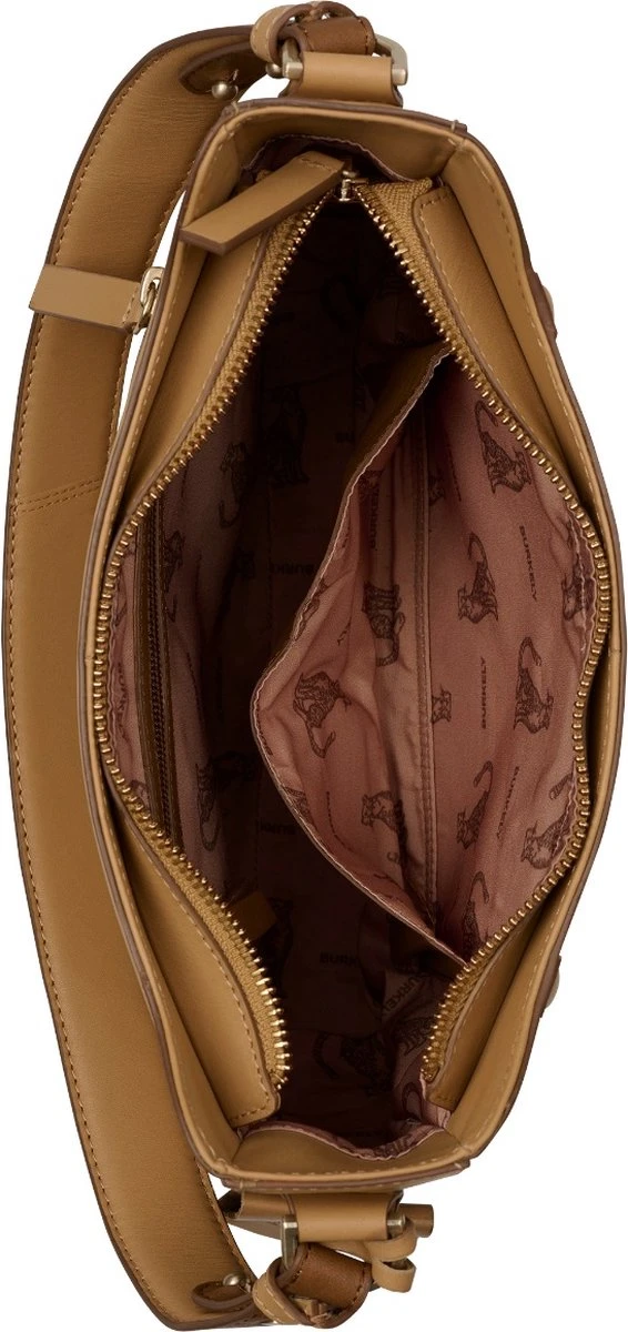 Burkely Beloved Bailey Dames Hobo - Licht Cognac 6 Burkely Beloved Bailey Dames Hobo - Licht Cognac - Afbeelding 4