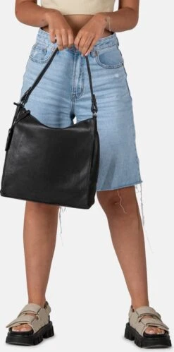 Burkely Just Jolie Dames Hobo Tas - Zwart -Burkely 594x1200 1