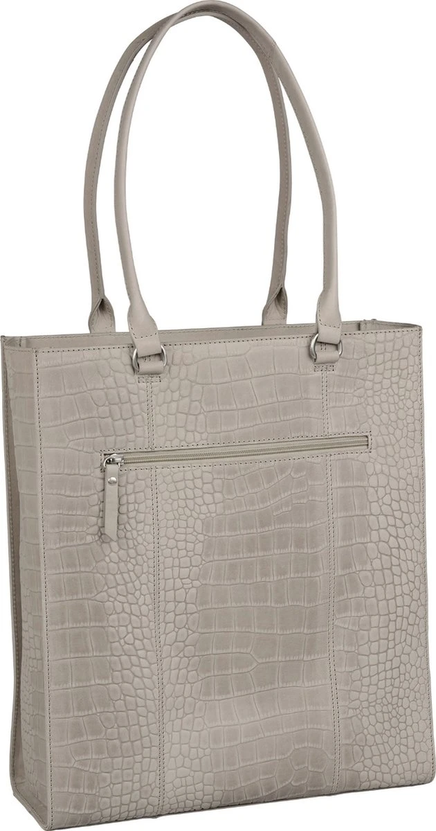 Burkely Casual Cayla Dames Shopper 14" - Licht Grijs 5 Burkely Casual Cayla Dames Shopper 14" - Licht Grijs - Afbeelding 3