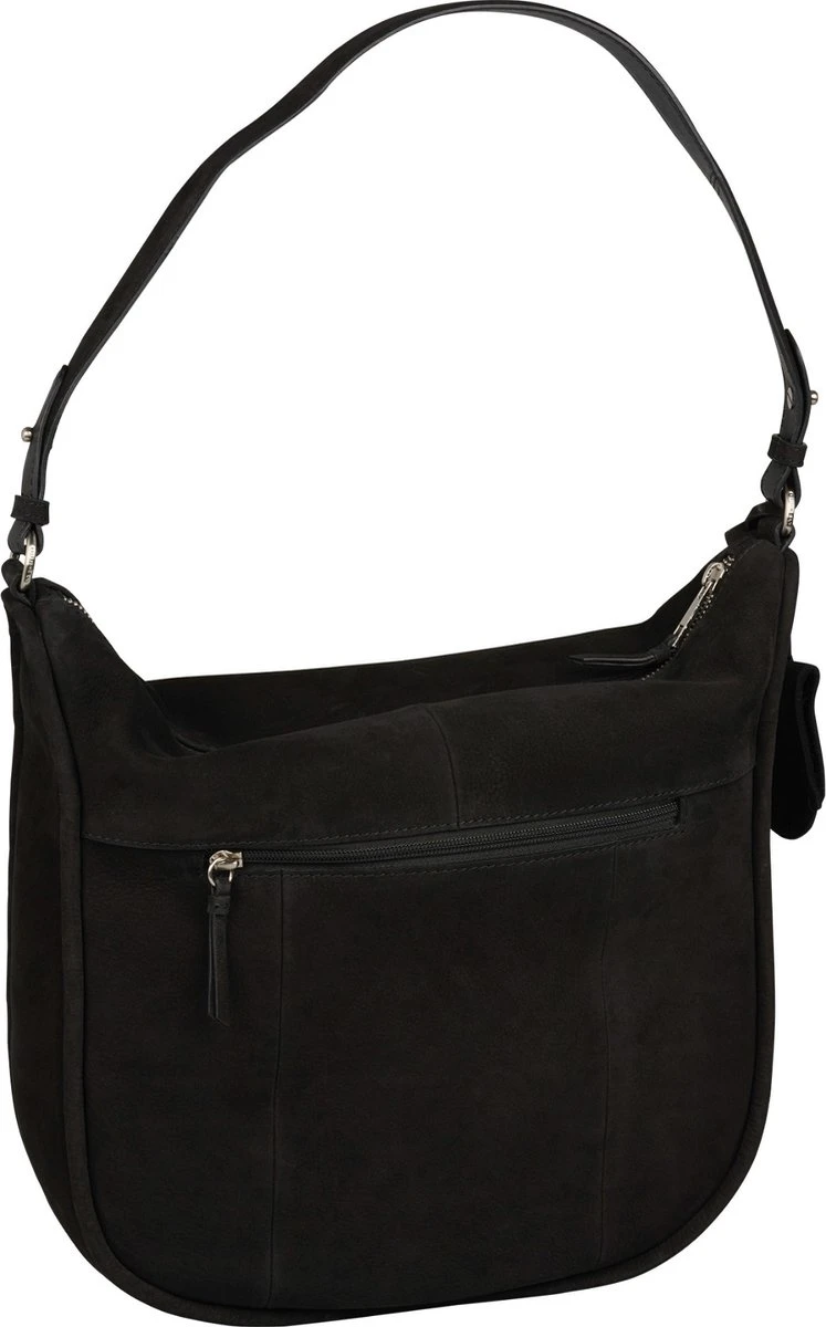 Burkely Still Selene Dames Hobo Tas - Zwart 5 Burkely Still Selene Dames Hobo Tas - Zwart - Afbeelding 3