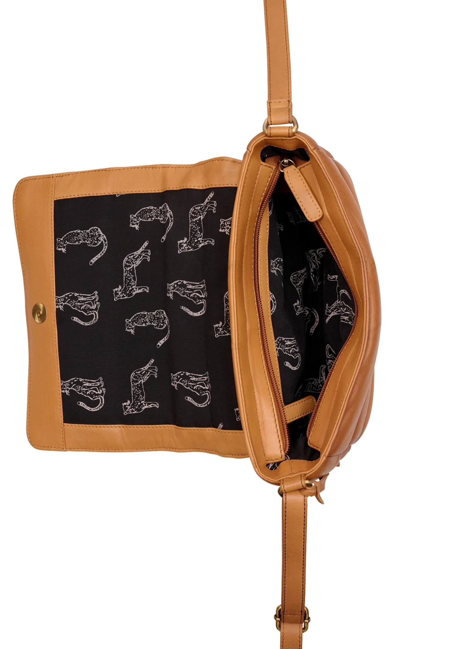 BURKELY Drowsy Dani Satchel - Schoudertas - Cognac 6 BURKELY Drowsy Dani Satchel - Schoudertas - Cognac - Afbeelding 4