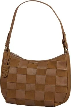 Burkely Even Elin Dames Schoudertas - Cognac