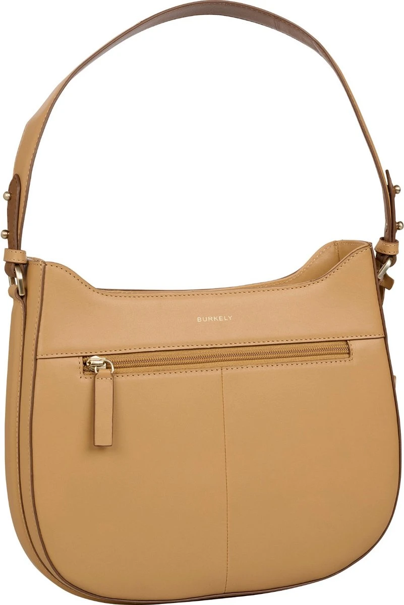 Burkely Beloved Bailey Dames Hobo - Licht Cognac 5 Burkely Beloved Bailey Dames Hobo - Licht Cognac - Afbeelding 3