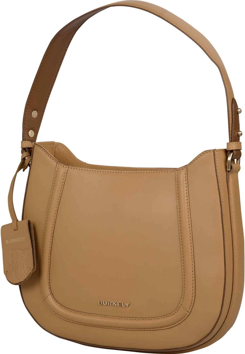 Burkely Beloved Bailey Dames Hobo - Licht Cognac 4 Burkely Beloved Bailey Dames Hobo - Licht Cognac - Afbeelding 2