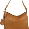 Burkely Just Jolie Dames Hobo Tas - Cognac 1 Burkely Just Jolie Dames Hobo Tas - Cognac -Burkely 833x1200