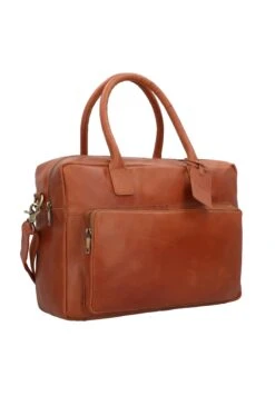 BURKELY Vintage- Aktetas - Cognac -Burkely 8b51f5116cb842db95a31f1cd1405702