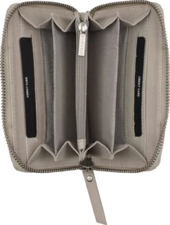 Burkely Casual Cayla Dames Rits Portemonnee - Licht Grijs -Burkely 907x1200