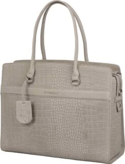 Burkely Casual Cayla Dames Werktas 15.6" - Licht Grijs -Burkely 916x1200
