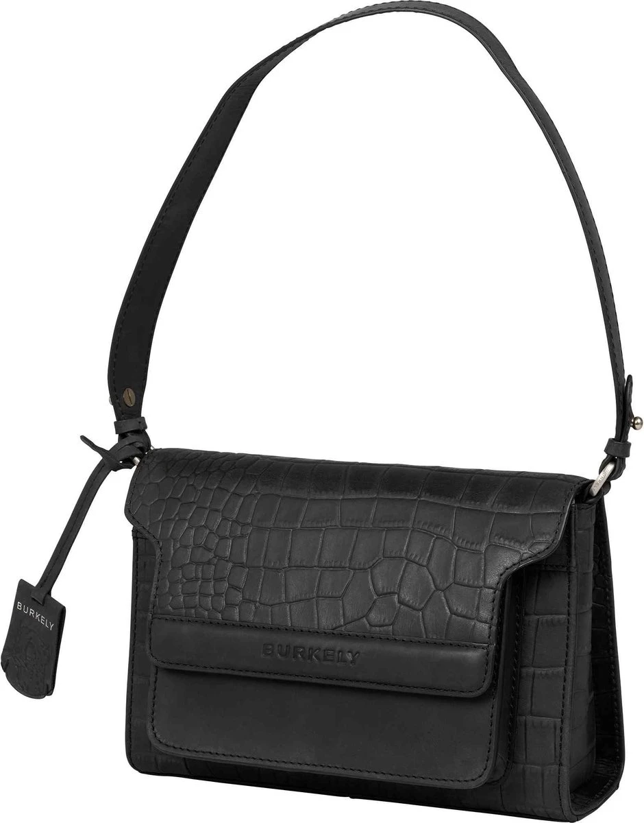 Burkely Casual Cayla Dames Schoudertas Satchel - Zwart 4 Burkely Casual Cayla Dames Schoudertas Satchel - Zwart - Afbeelding 2