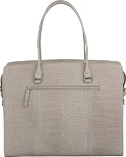 Burkely Casual Cayla Dames Werktas 15.6" - Licht Grijs -Burkely 965x1200
