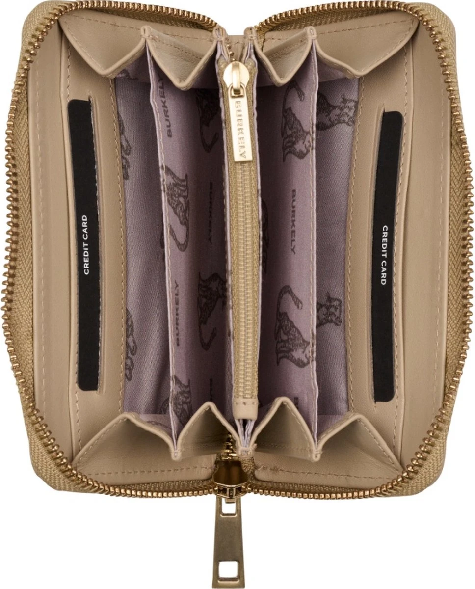 Burkely Beloved Bailey Dames Rits Portemonnee - Grijs 6 Burkely Beloved Bailey Dames Rits Portemonnee - Grijs - Afbeelding 4