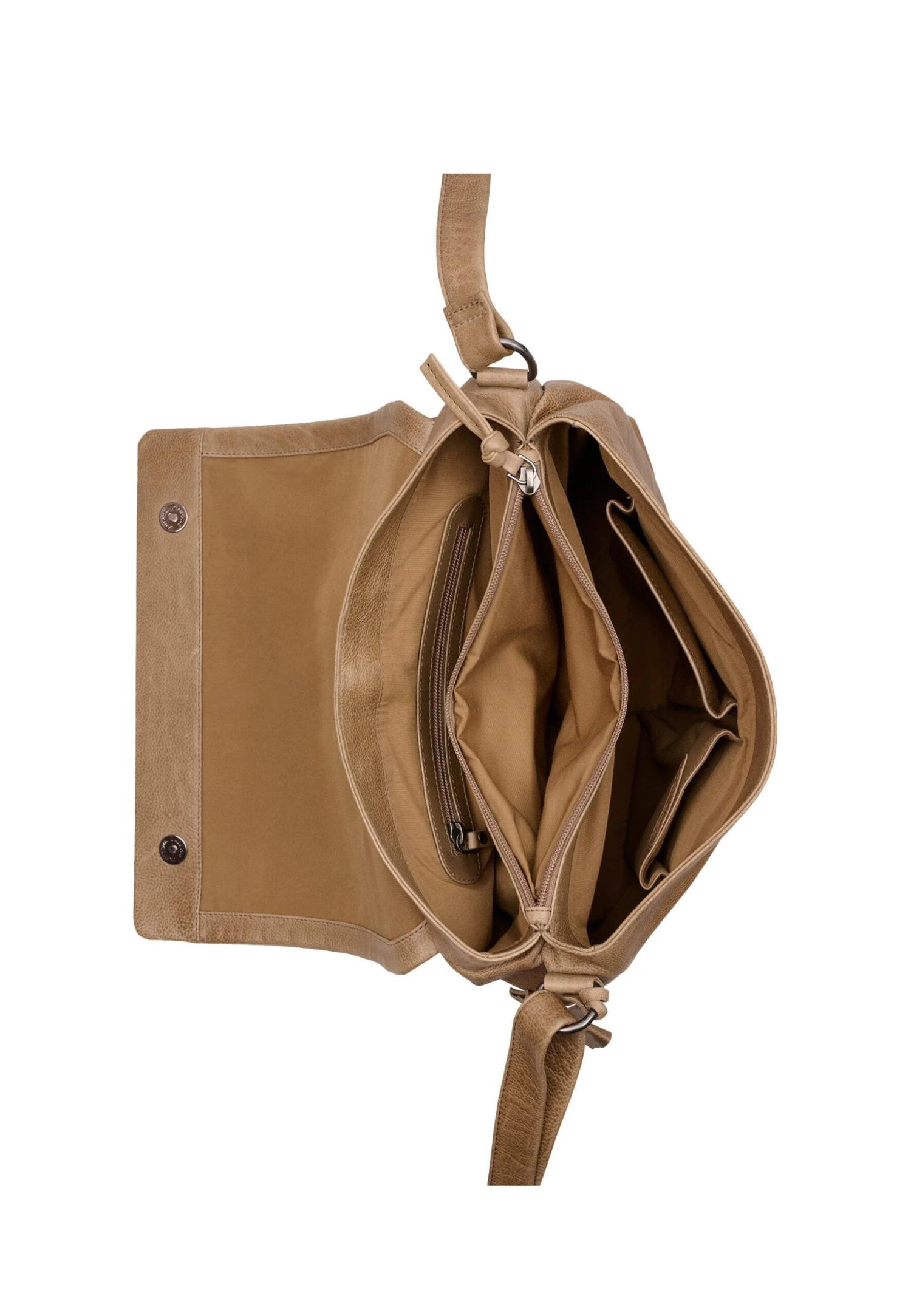 BURKELY Just Jolie Messenger- Schoudertas - Khaki 6 BURKELY Just Jolie Messenger- Schoudertas - Khaki - Afbeelding 4