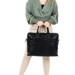 Burkely Antique Avery Laptopbag 17" Black -Burkely burkely antique avery laptopbag 17 black burkely 677566