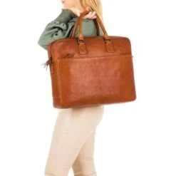 Burkely -Burkely burkely antique avery laptopbag 17 cognac burkely 707251