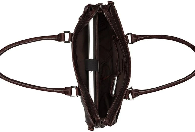 Burkely Doris Antique Avery Laptoptas 15,6 Inch Dark Brown 6 Burkely Doris Antique Avery Laptoptas 15,6 Inch Dark Brown - Afbeelding 4