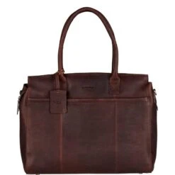 Burkely Doris Antique Avery Laptoptas 15,6 Inch Dark Brown
