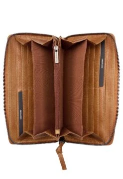 BURKELY Just Jolie Large Zip Around - Portemonnee - Cognac -Burkely c848b0a51bf24e37be09563aae218cd2