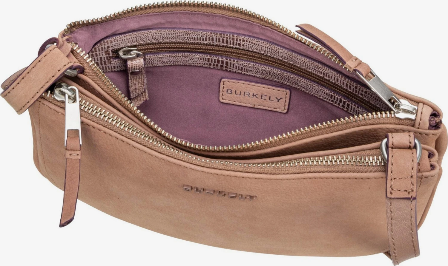 BURKELY Schoudertasjes Schoudertas Dames Rosa 5 BURKELY Schoudertasjes Schoudertas Dames Rosa - Afbeelding 3