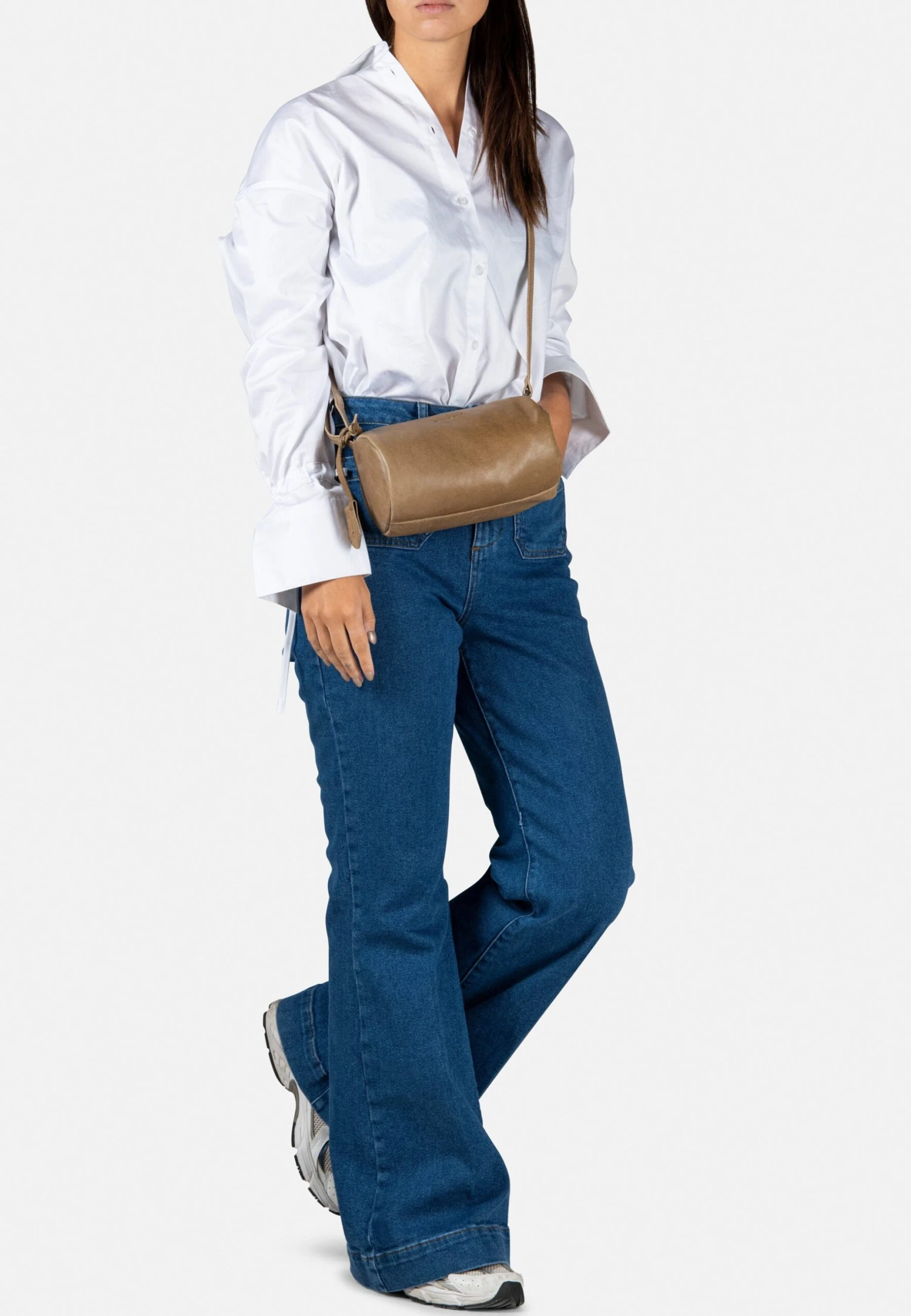 BURKELY Just Jolie Cylinder - Schoudertas - Khaki 3 BURKELY Just Jolie Cylinder - Schoudertas - Khaki