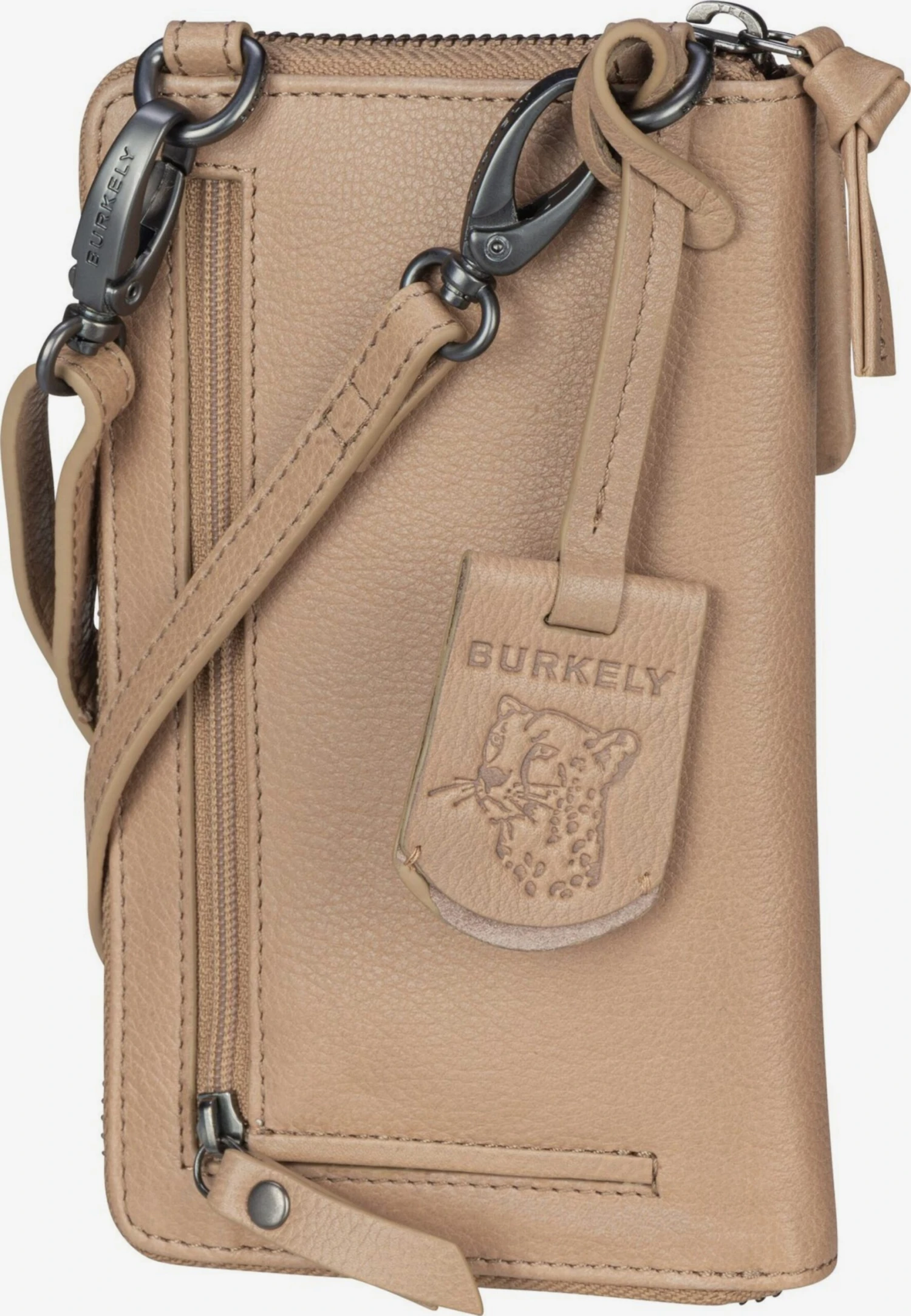 BURKELY Schoudertasjes Schoudertas Just Jolie Dames Taupe 4 BURKELY Schoudertasjes Schoudertas Just Jolie Dames Taupe - Afbeelding 2
